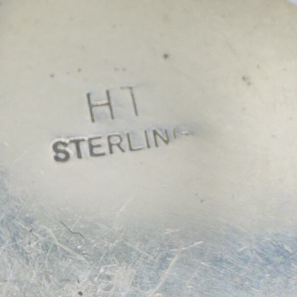 Herbert Tsosie HT Pyrite Pendant Navajo Silversmith With A Sterling 20" Necklace - Picture 9 of 13